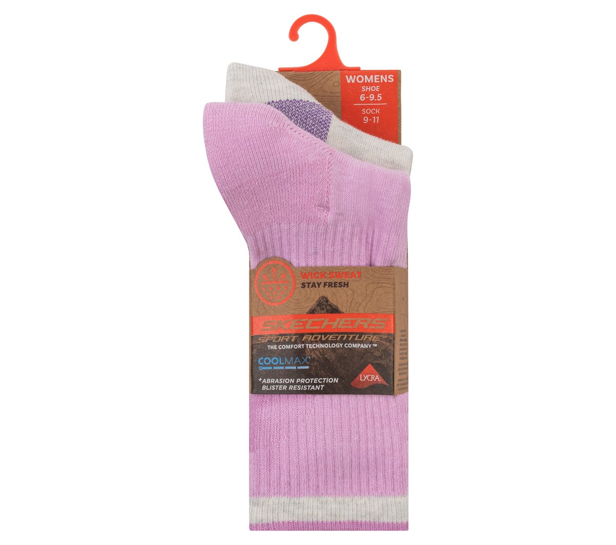 Skechers- Women|Clothing 2 Pack Women's Crew Trail Socks
