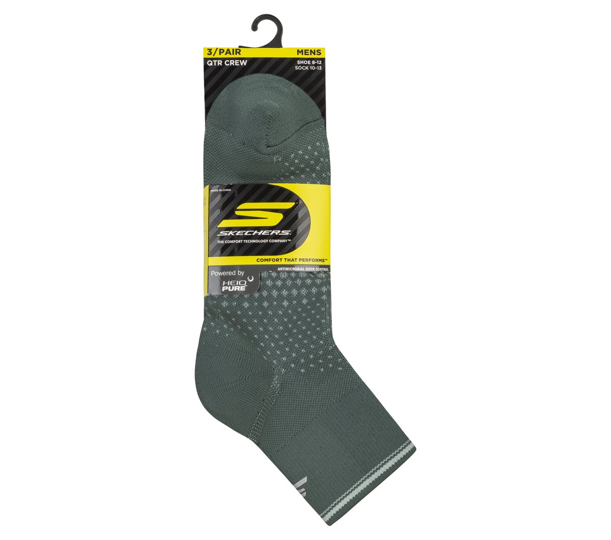 Skechers- Men|Clothing 3 Pack Men's Performance Running Quarter Socks