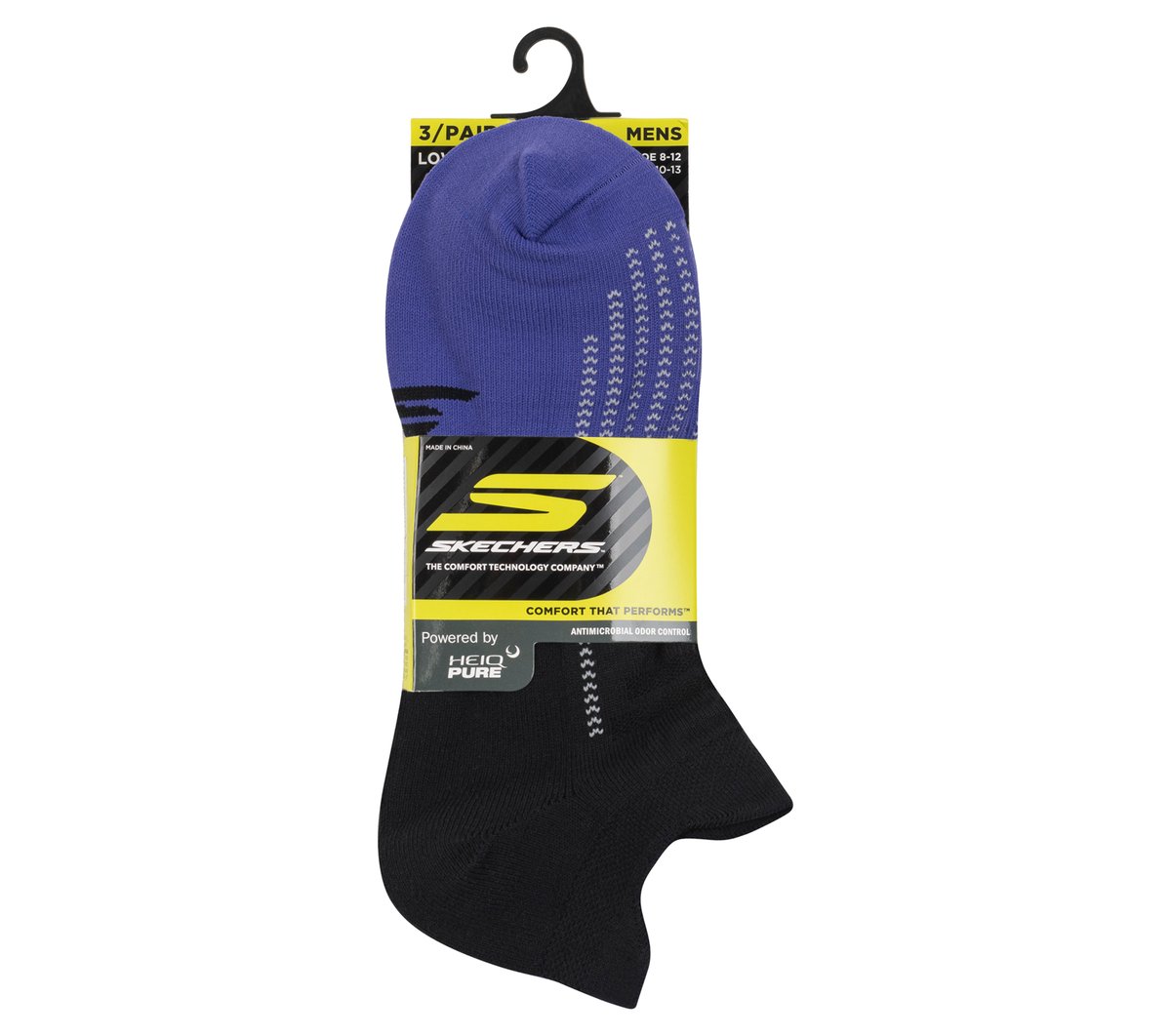 Skechers- Clothing 3 Pack Men's Performance Low Cut Socks