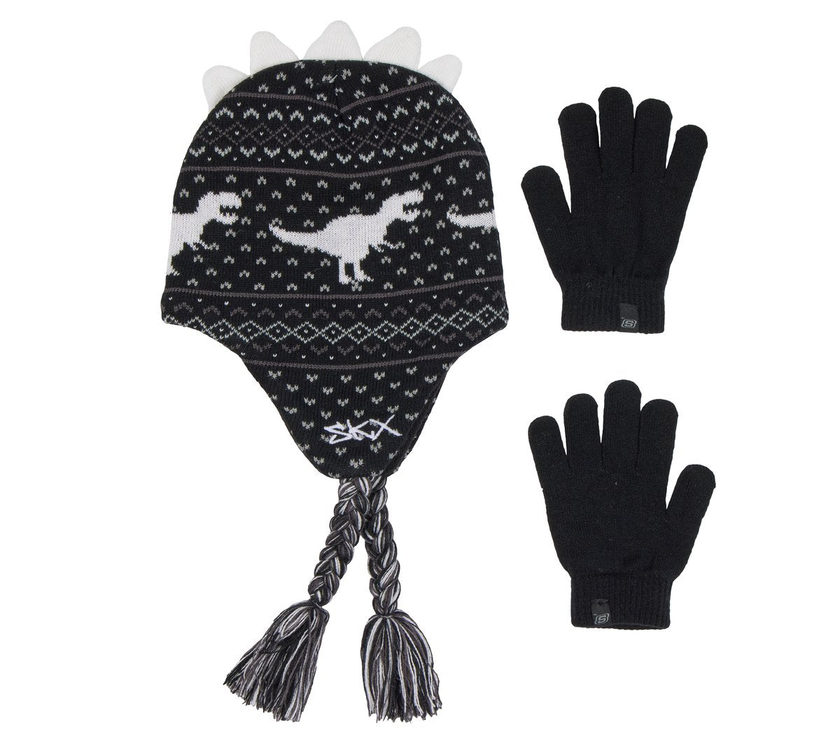 Skechers- Clothing Glow In The Dark Dino Hat Set