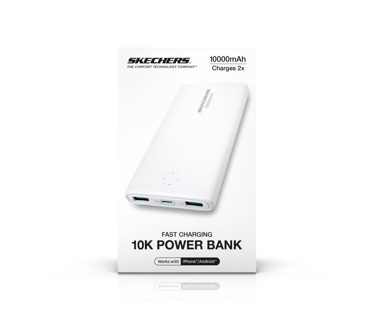 Skechers- Clothing 10k 20W USB-C Portable Power Bank Charger