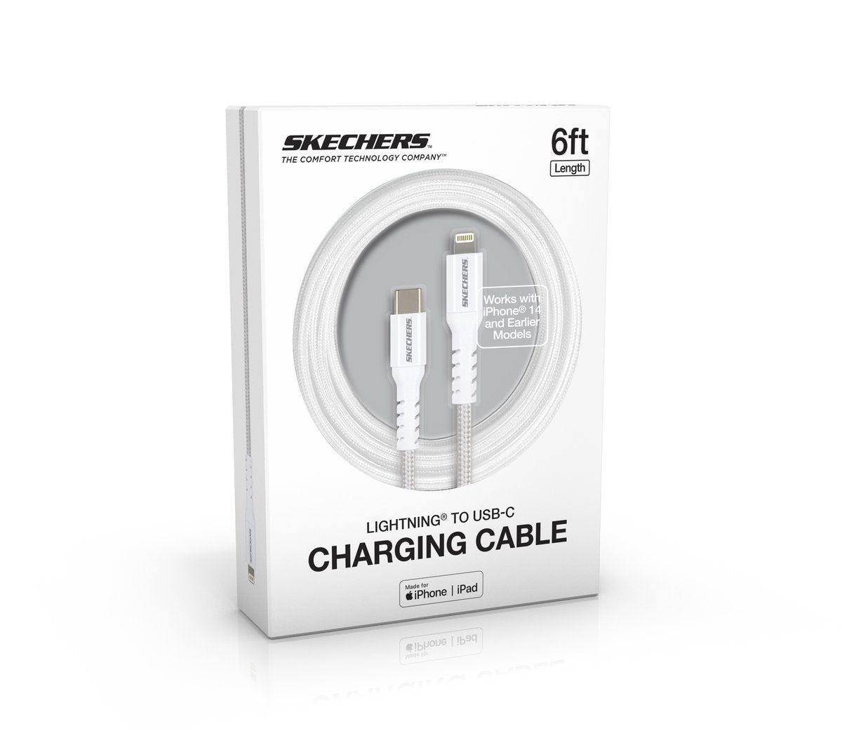 Skechers- Clothing Lightning to USB-C Charging Cable