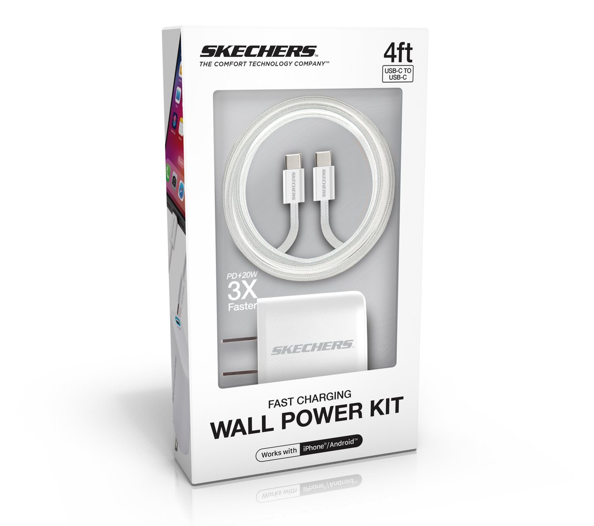 Skechers- Clothing 20W USB-C Wall Charging Kit