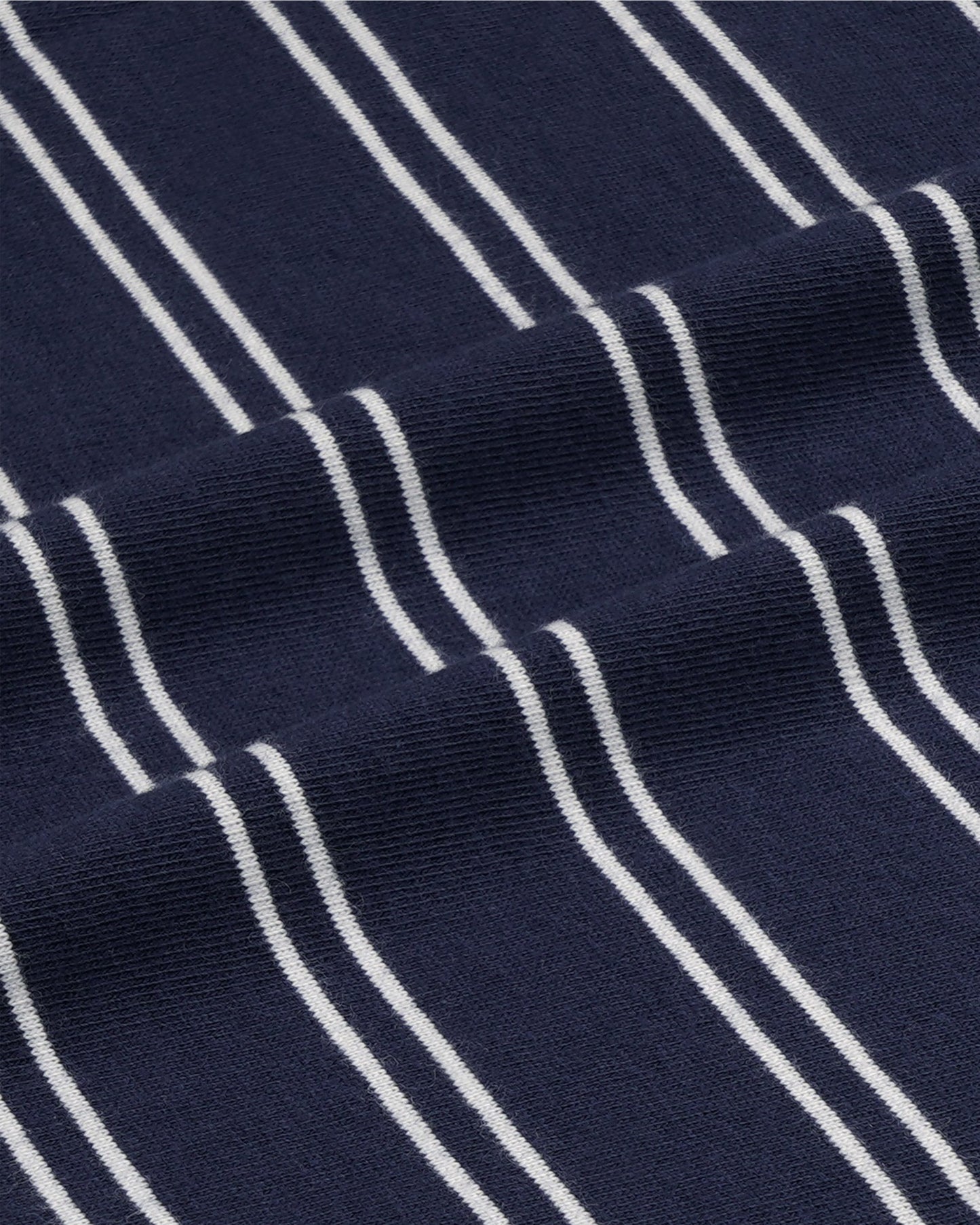 NY Crest Easy Longsleeve - Light Navy Striped/Light Navy