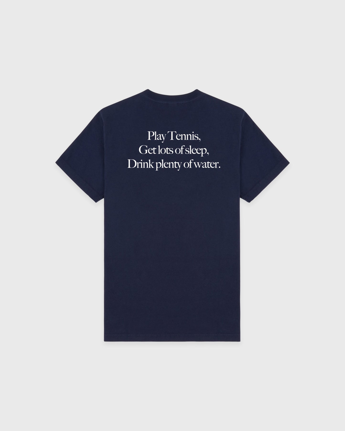 Play Tennis T-Shirt - Navy/White