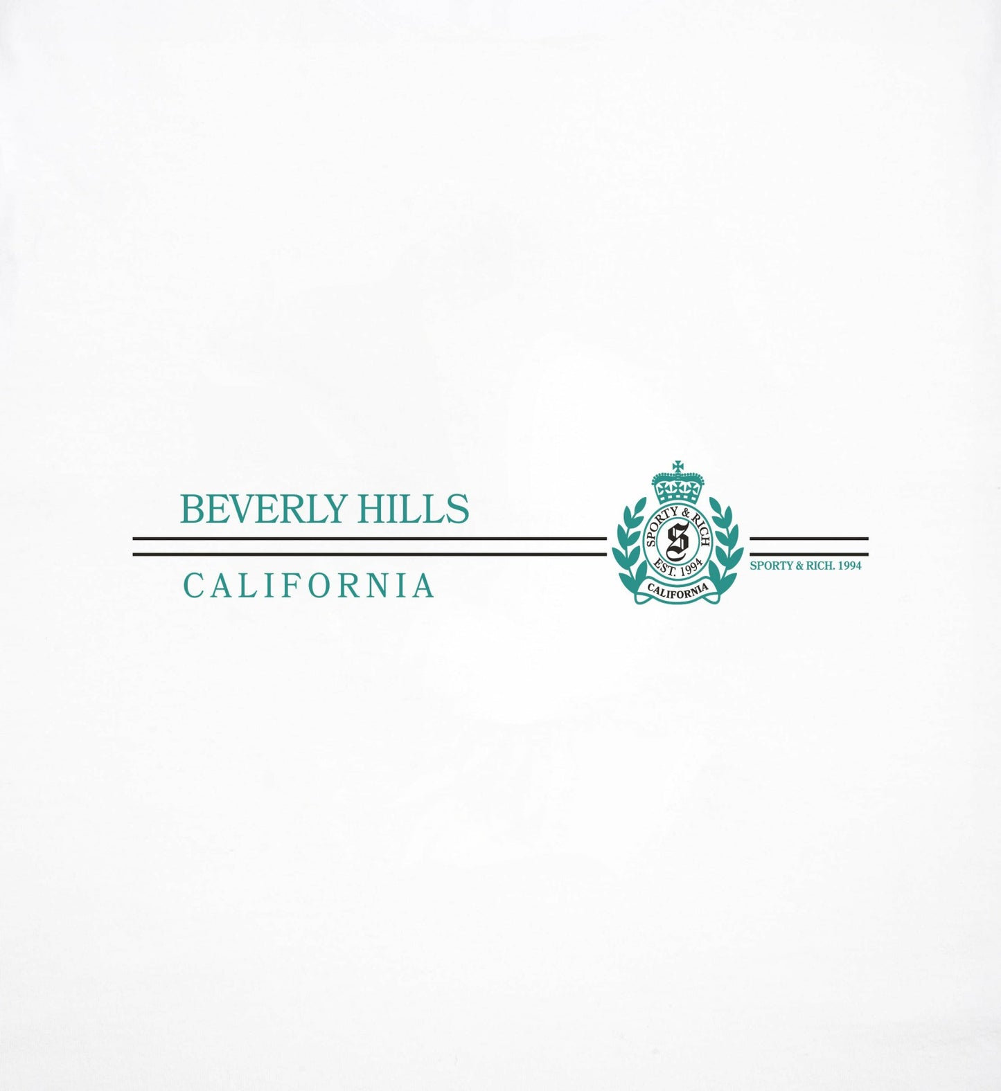 Beverly Hills Horizon Soft T-Shirt - White