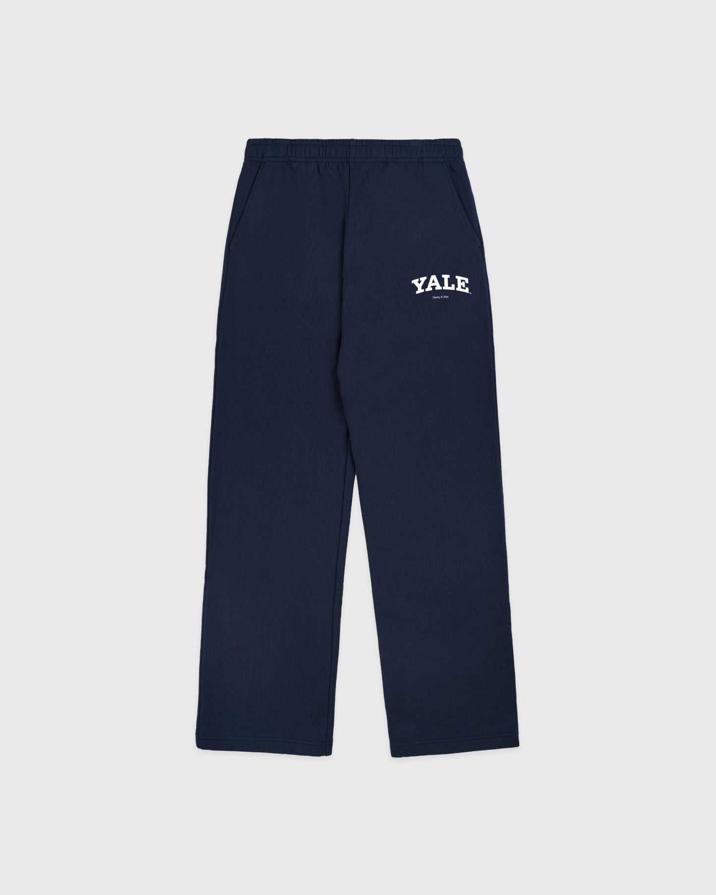 Yale Classic Wide Sweatpant - Navy/White