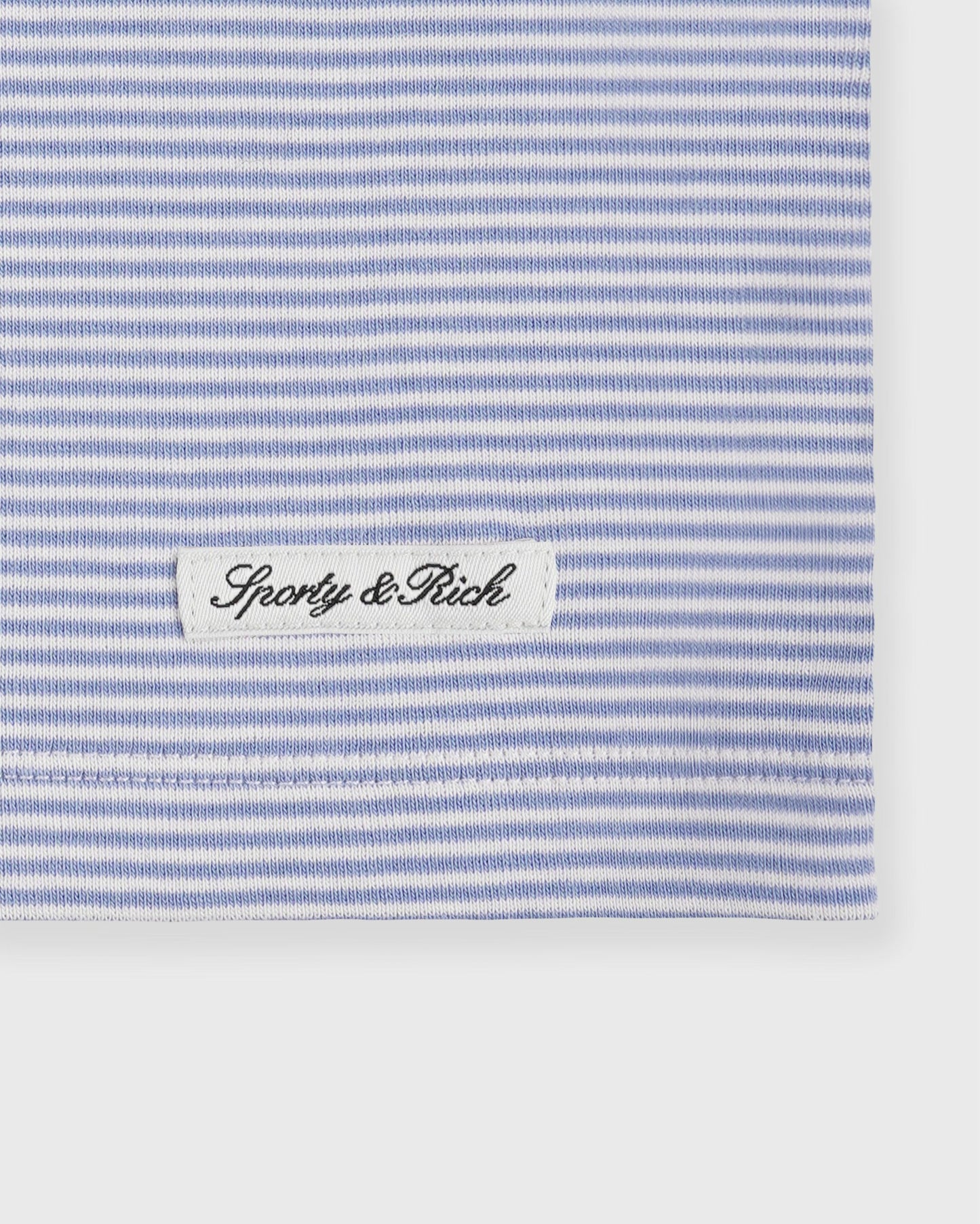 Signature Logo House Short - Periwinkle Stripe