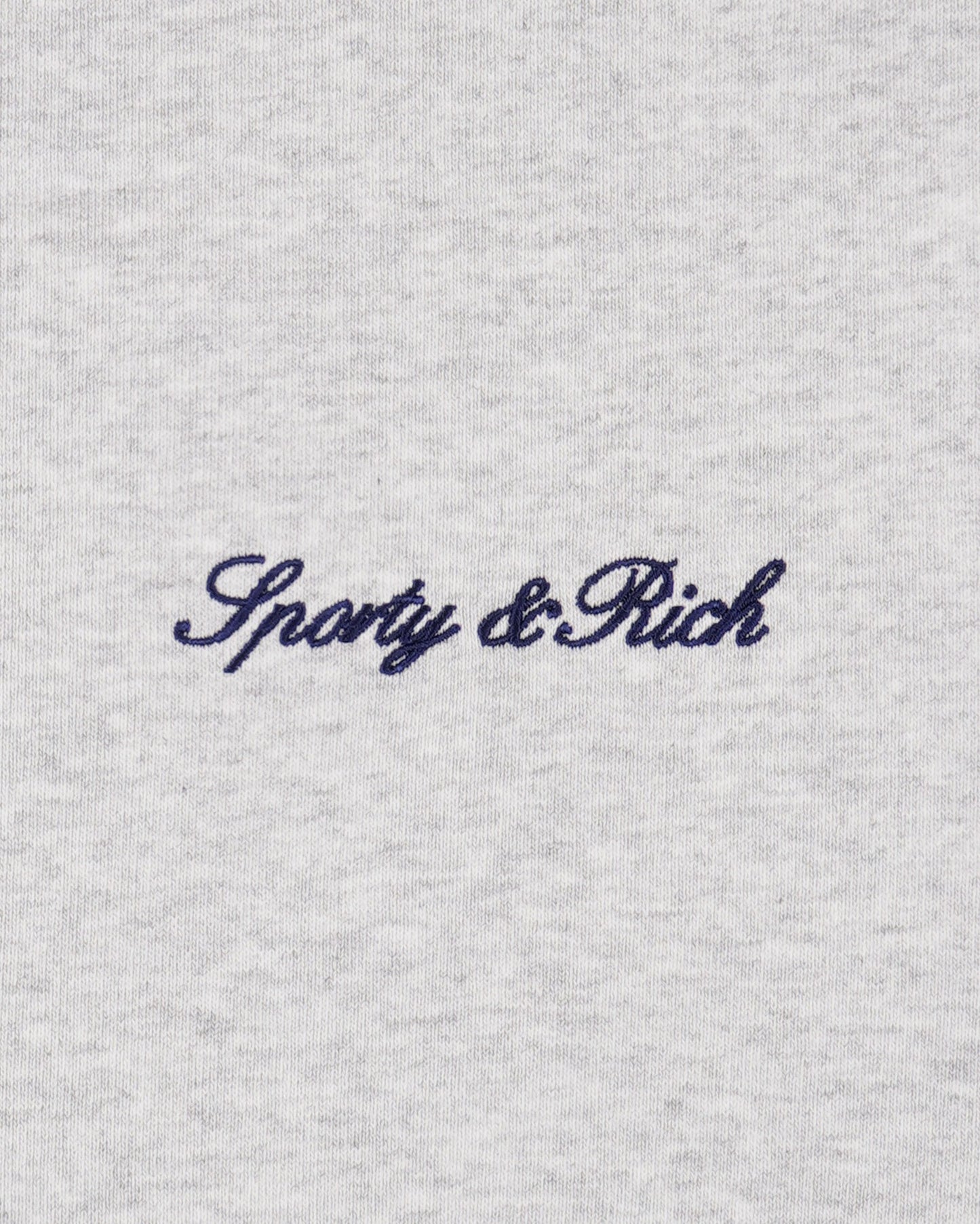 Syracuse Embroidered Disco short - Heather Gray/Navy