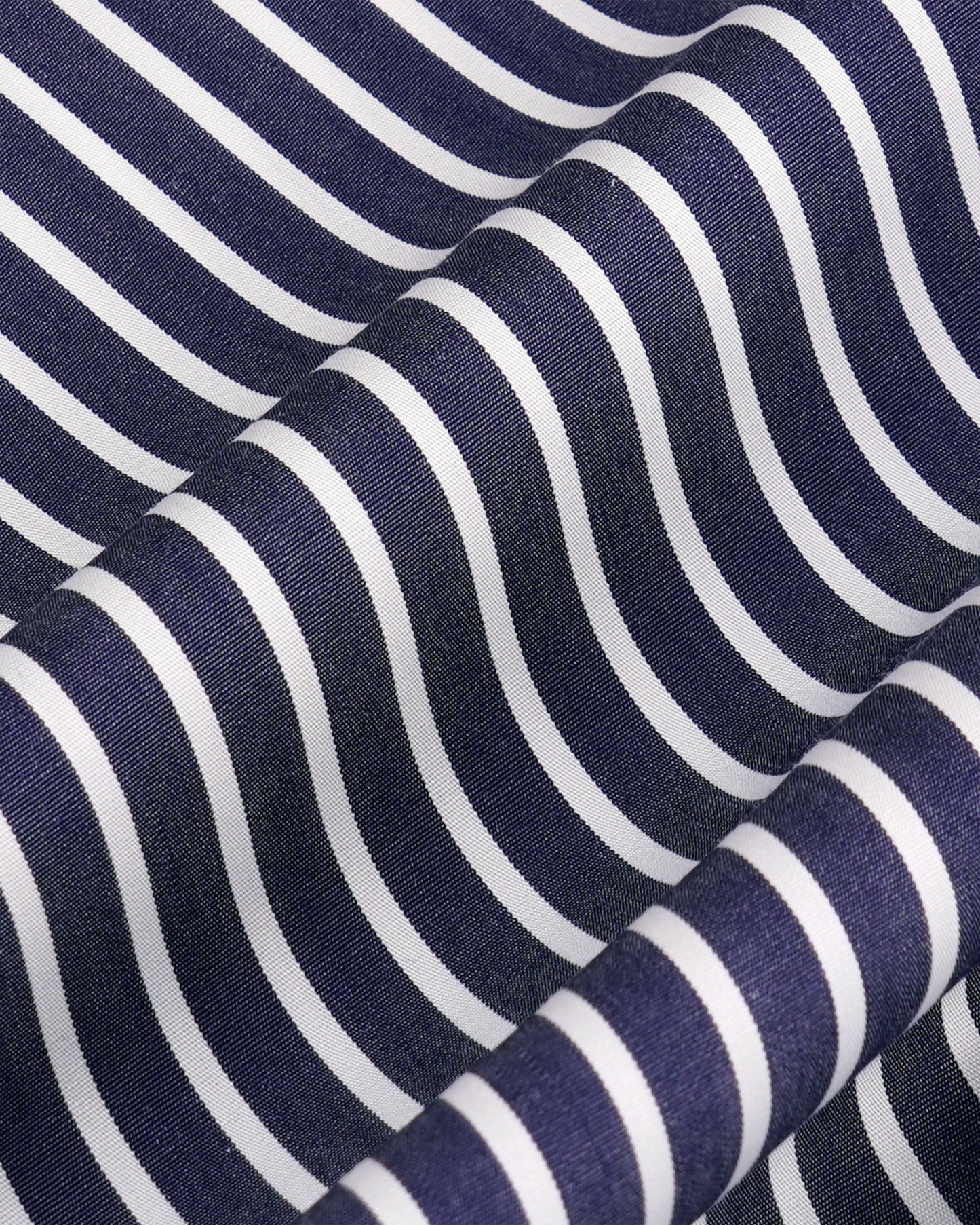Vendome Oversized Shirt - Blue Striped