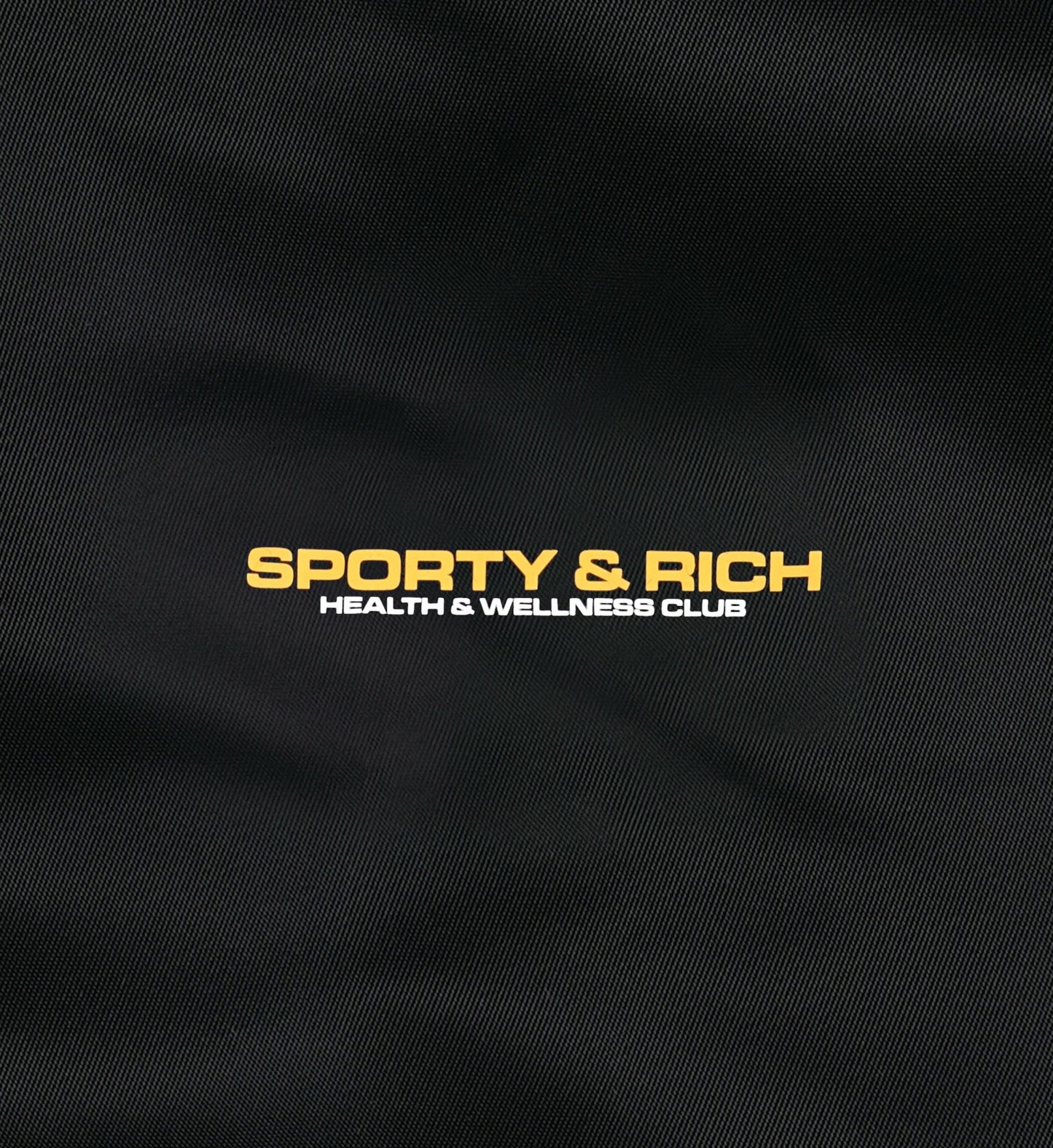 Bold Health Nylon Windbreaker - Black/Gold