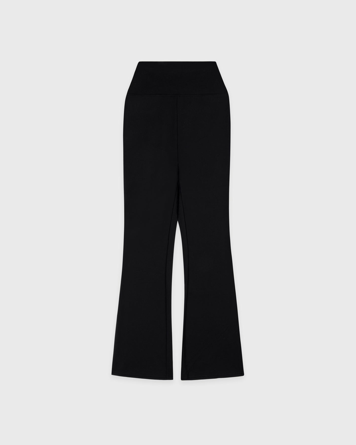 Signature Logo Flared Legging - Black/White