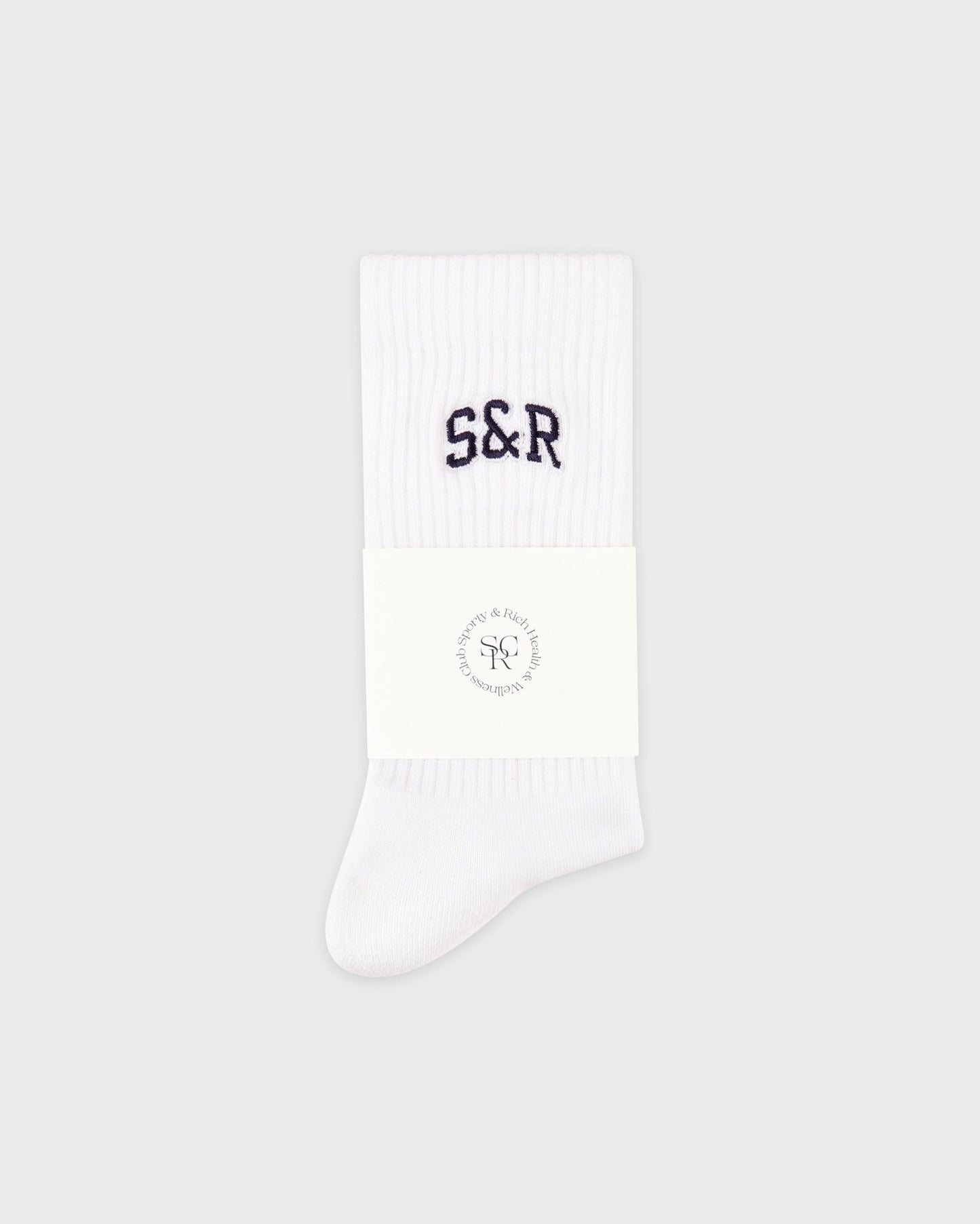 S&R Ivy Socks - White/Navy