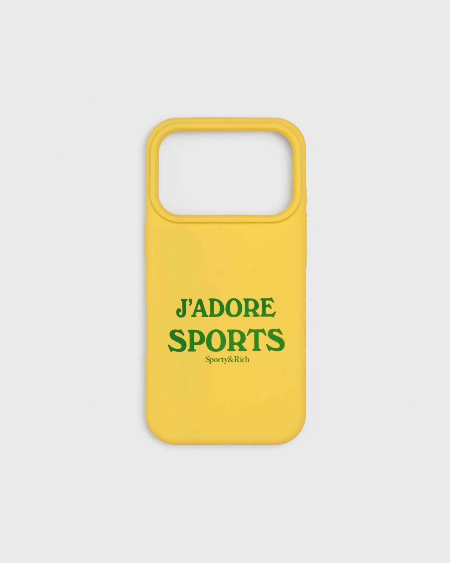 J'adore Sports iPhone Case - Yellow/Green