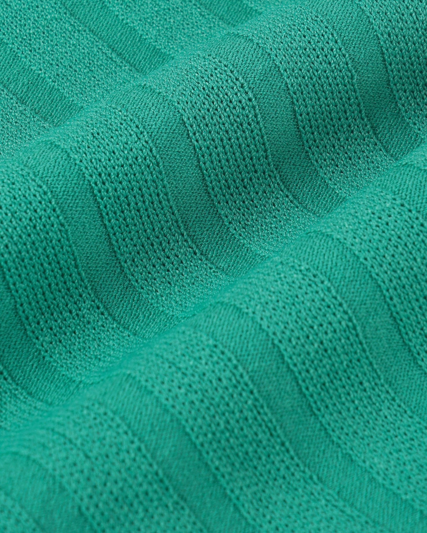 SRC Ribbed Polo - Amalfi Green/White