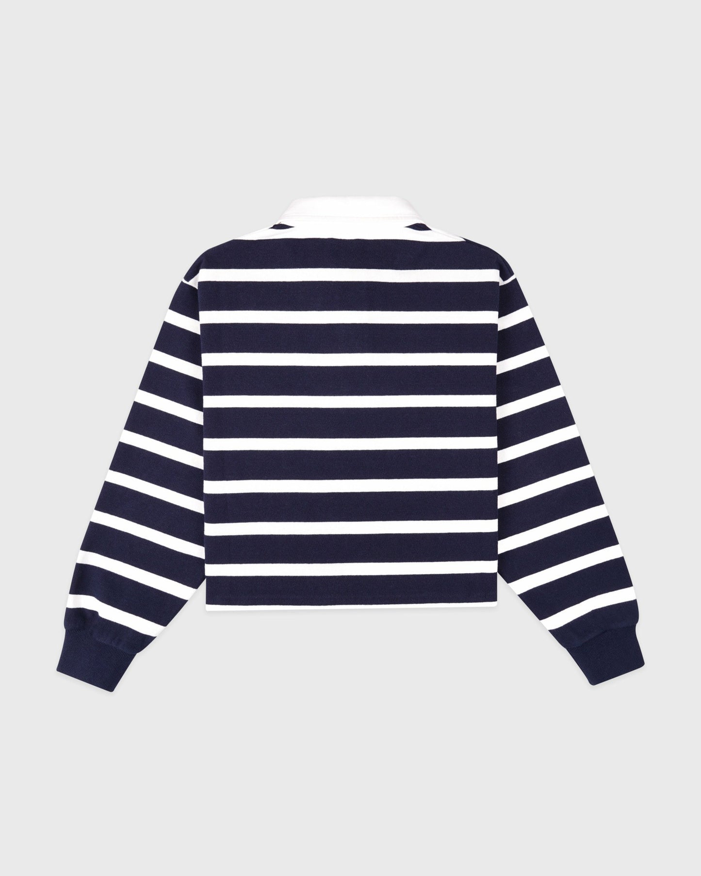 Yale Crest Rugby Polo - Navy/White
