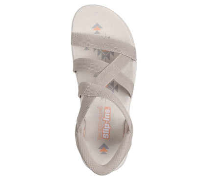Skechers- Women Slip-ins: Reggae Slim - Stretch Flex