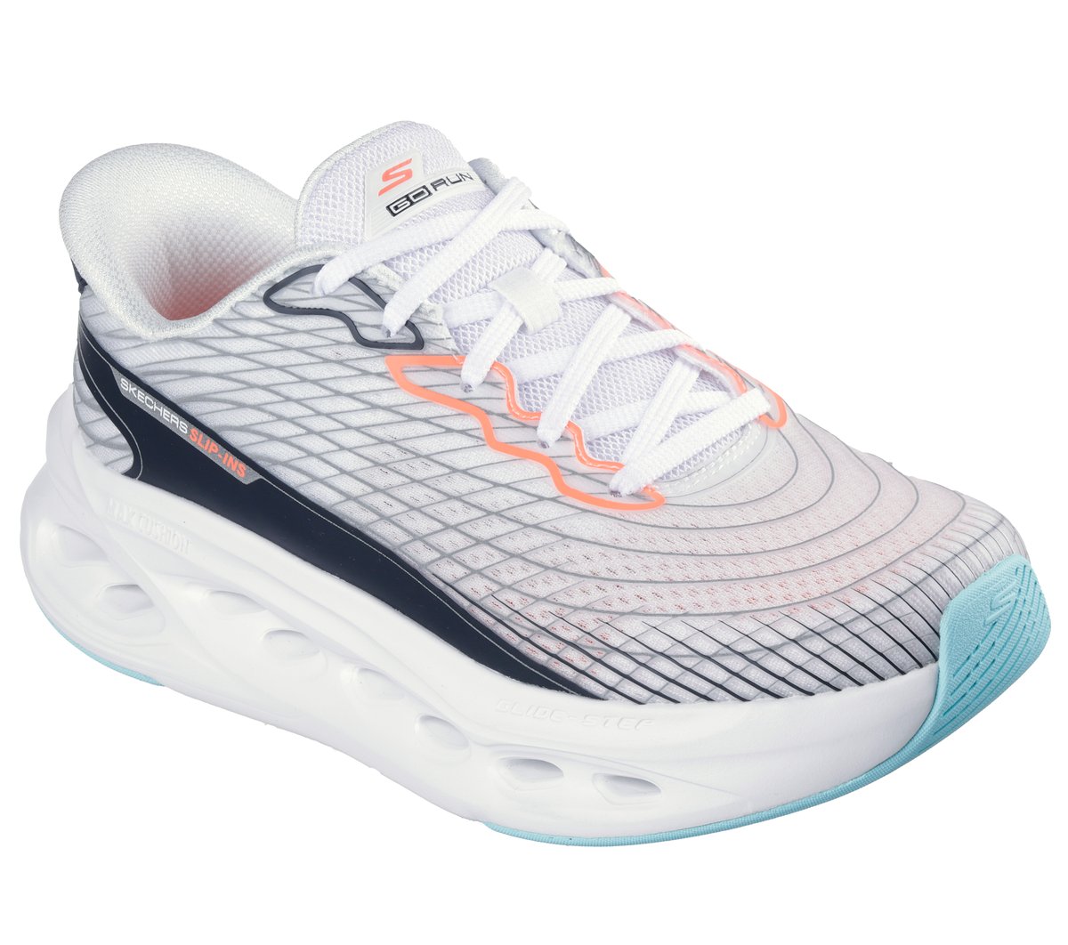 Skechers- Women Slip-ins: Max Cushioning Glide-Step - Sapphire