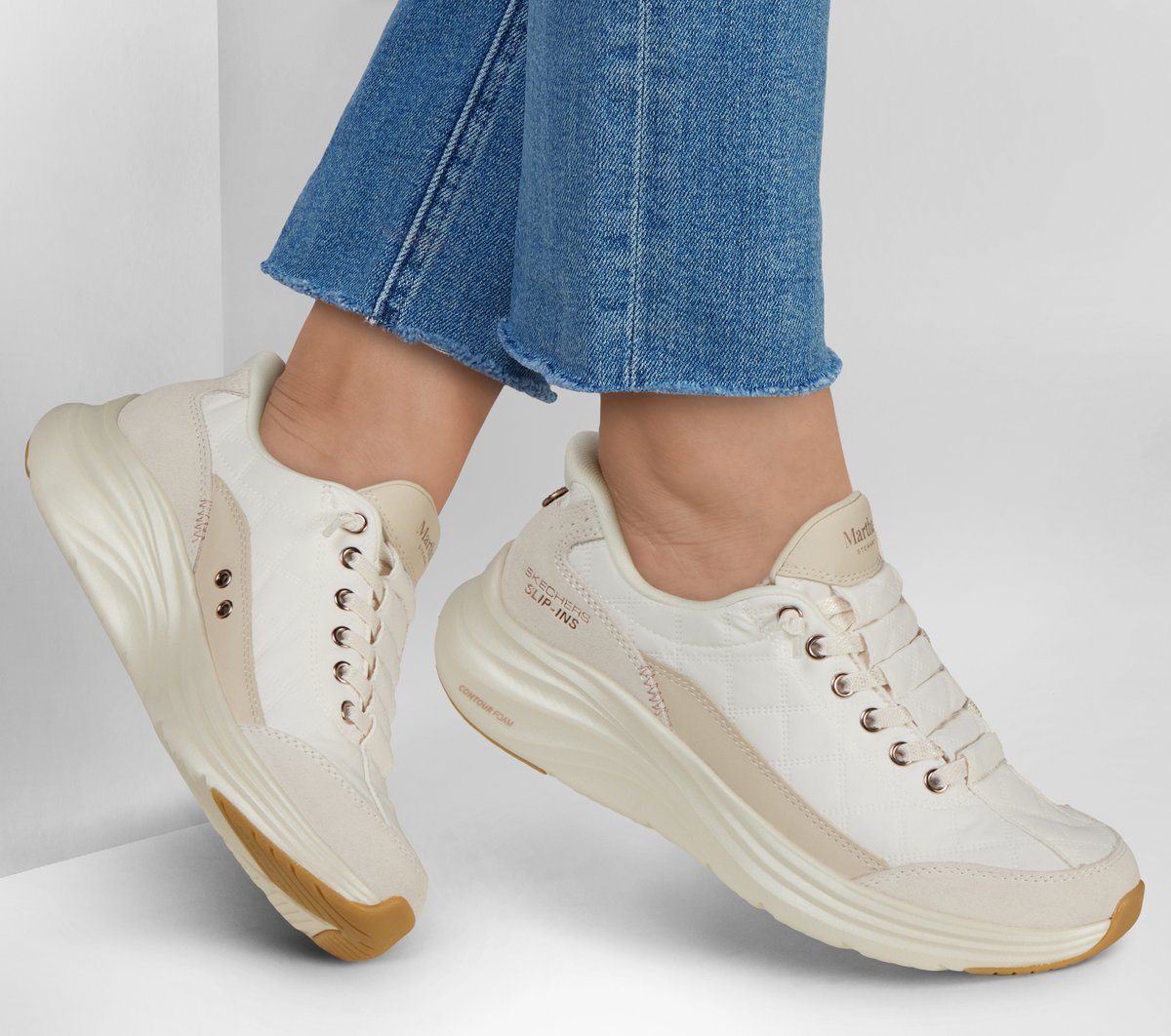 Skechers- Women Slip-ins Martha Stewart: Contour Foam - Cozy Fit Sweet Serenity