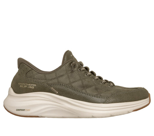 Skechers- Women Slip-ins: Contour Foam - Cozy Fit Natural Ease