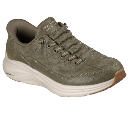 Skechers- Women Slip-ins: Contour Foam - Cozy Fit Natural Ease