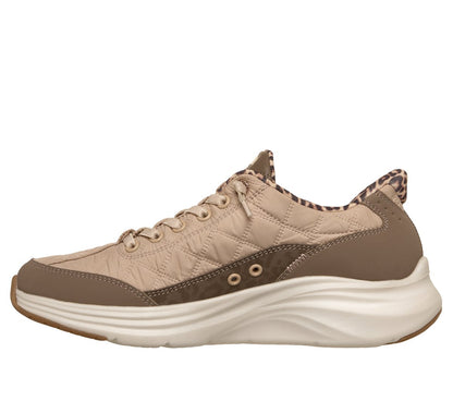 Skechers- Women Slip-ins: Contour Foam - Cozy Fit Leopard Dream