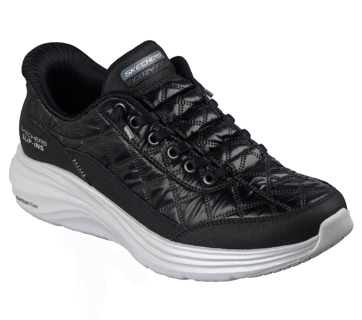 Skechers- Women Slip-ins: Contour Foam - Cozy Fit Sparkling Gem
