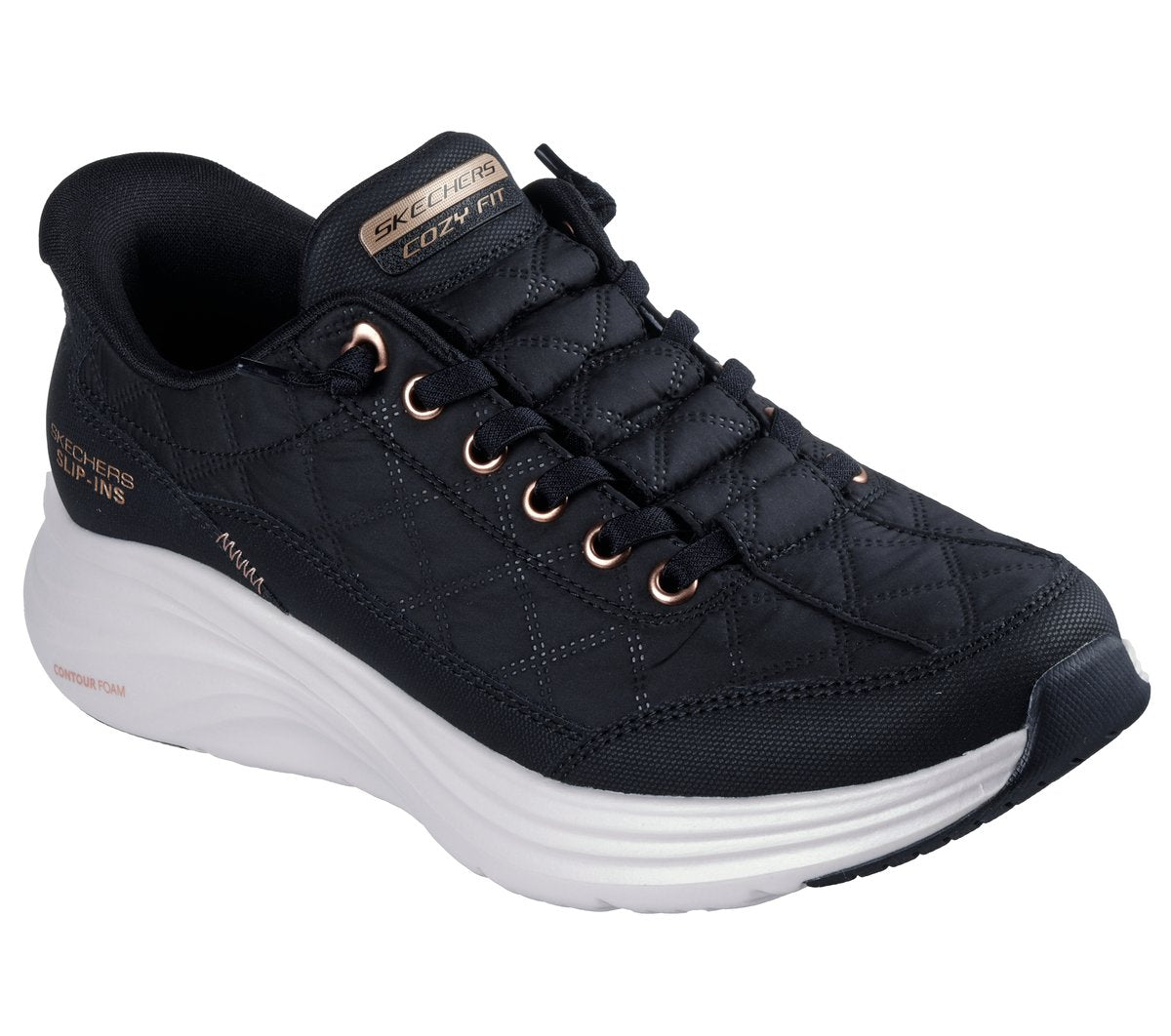 Skechers- Women Slip-ins: Contour Foam - Cozy Fit Golden Hour