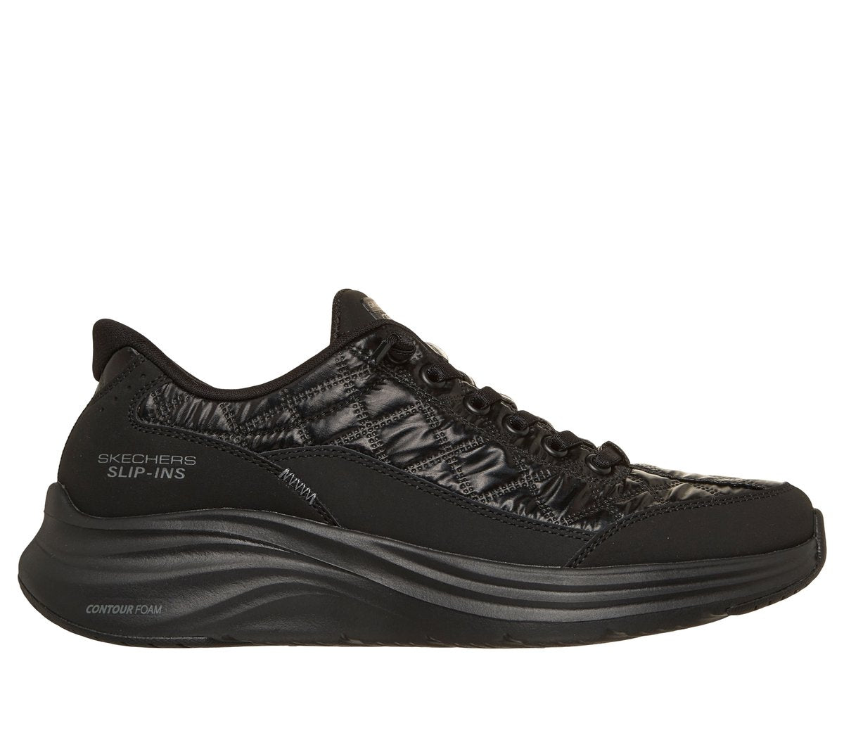 Skechers- Women Slip-ins: Contour Foam - Cozy Fit Shining Pearl