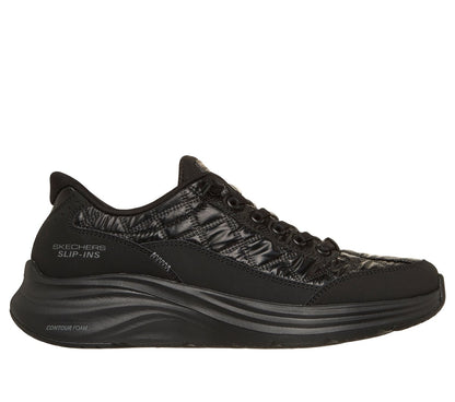 Skechers- Women Slip-ins: Contour Foam - Cozy Fit Shining Pearl