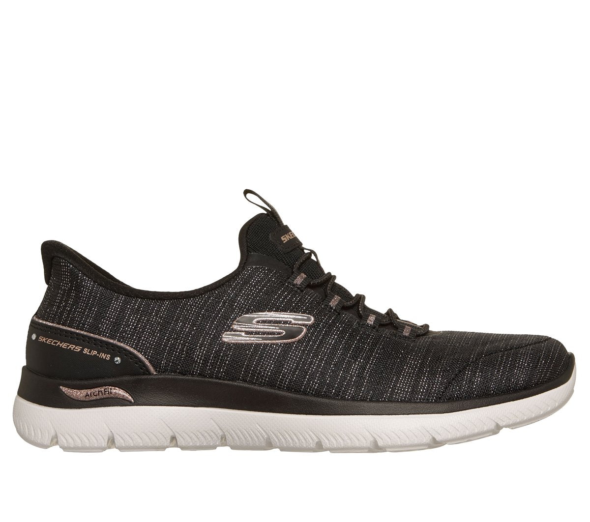 BLACK / ROSE GOLD,6.0,Medium