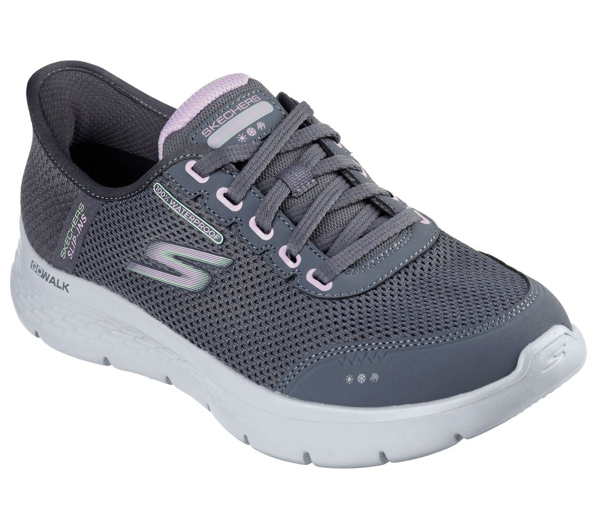 Skechers- Women Slip-ins Waterproof: GO WALK Flex - Clear Creek
