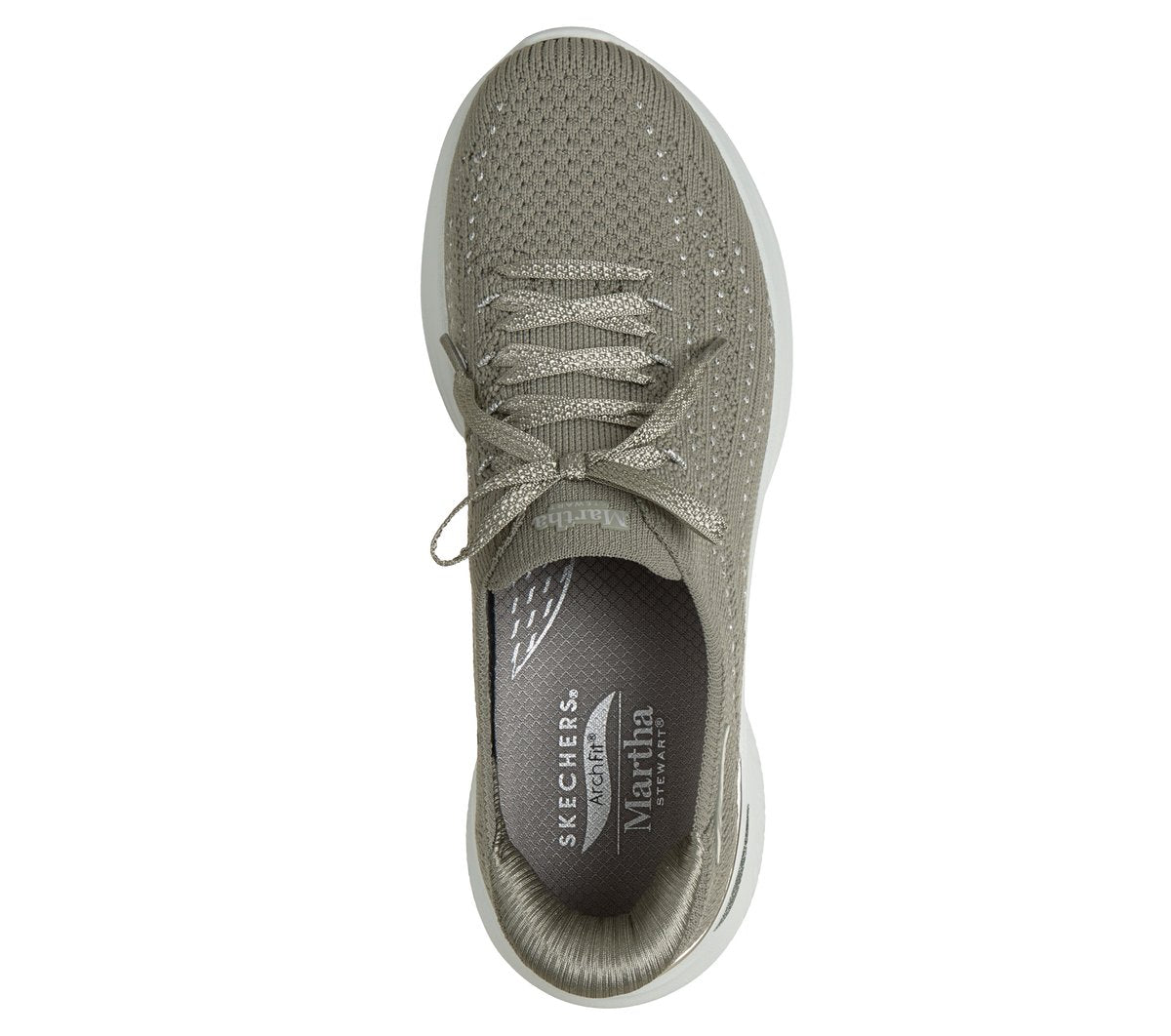 Skechers- Women Slip-ins Martha Stewart: Arch Fit Ultra Flex 3.0 - Metallic Grace