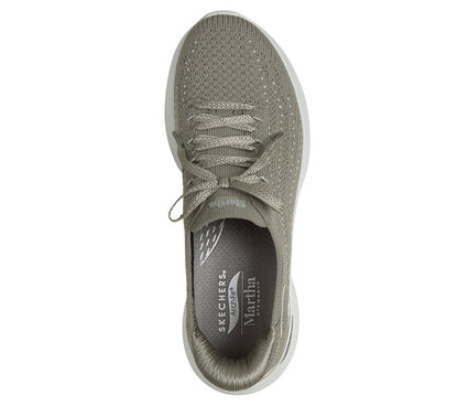 Skechers- Women Slip-ins Martha Stewart: Arch Fit Ultra Flex 3.0 - Metallic Grace