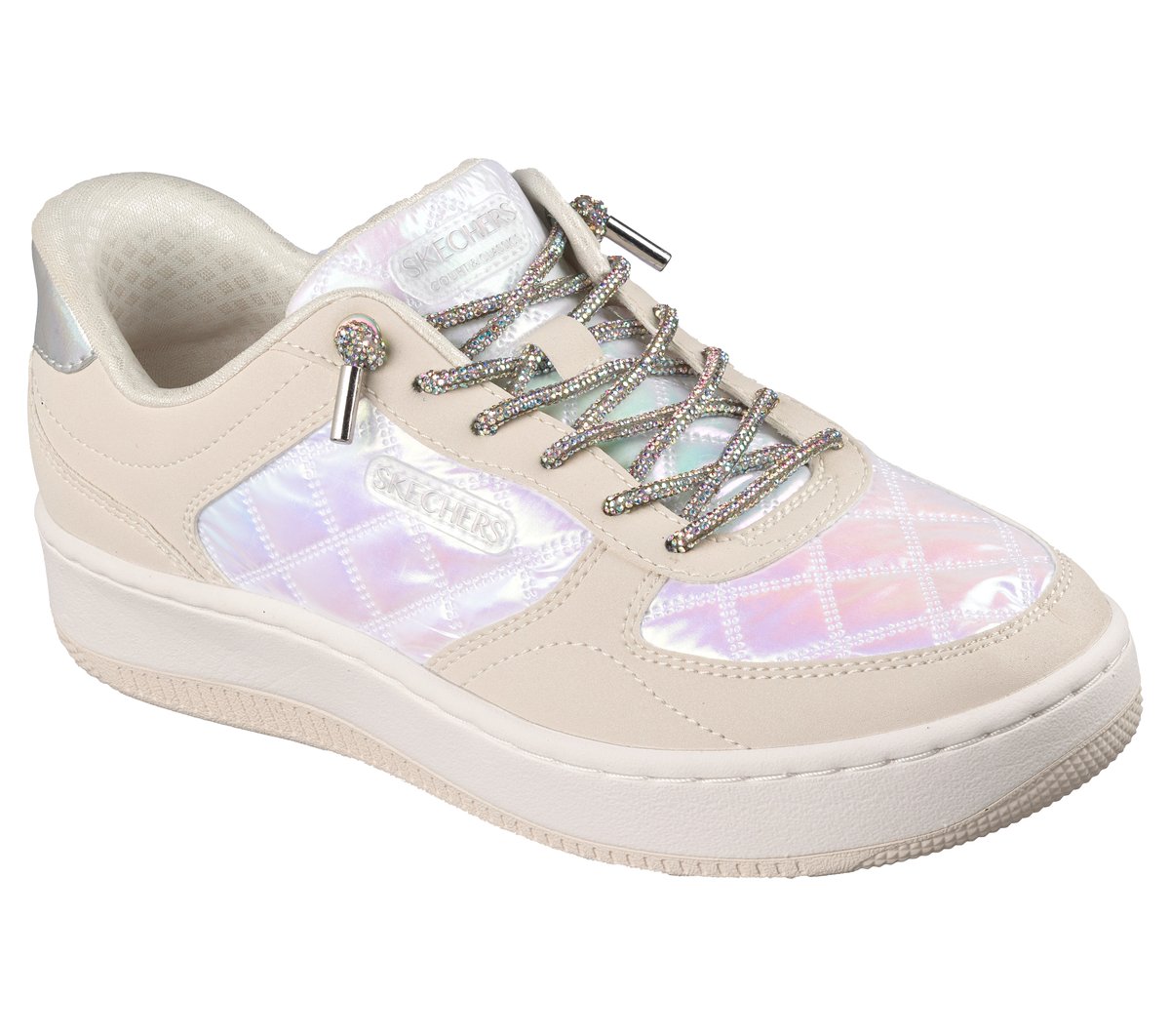 Skechers- Women Slip-ins: Sport Court 92 - Cozy Fit Cosmic Shine