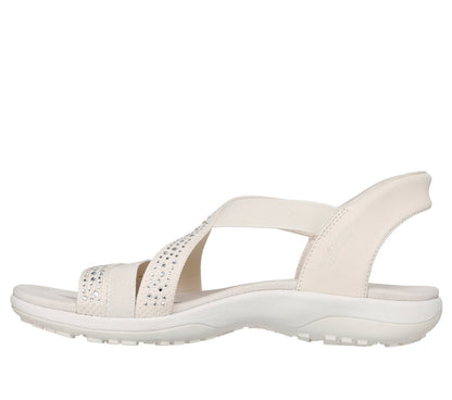 Skechers- Women Slip-ins: Reggae Slim - Summer Sparkle