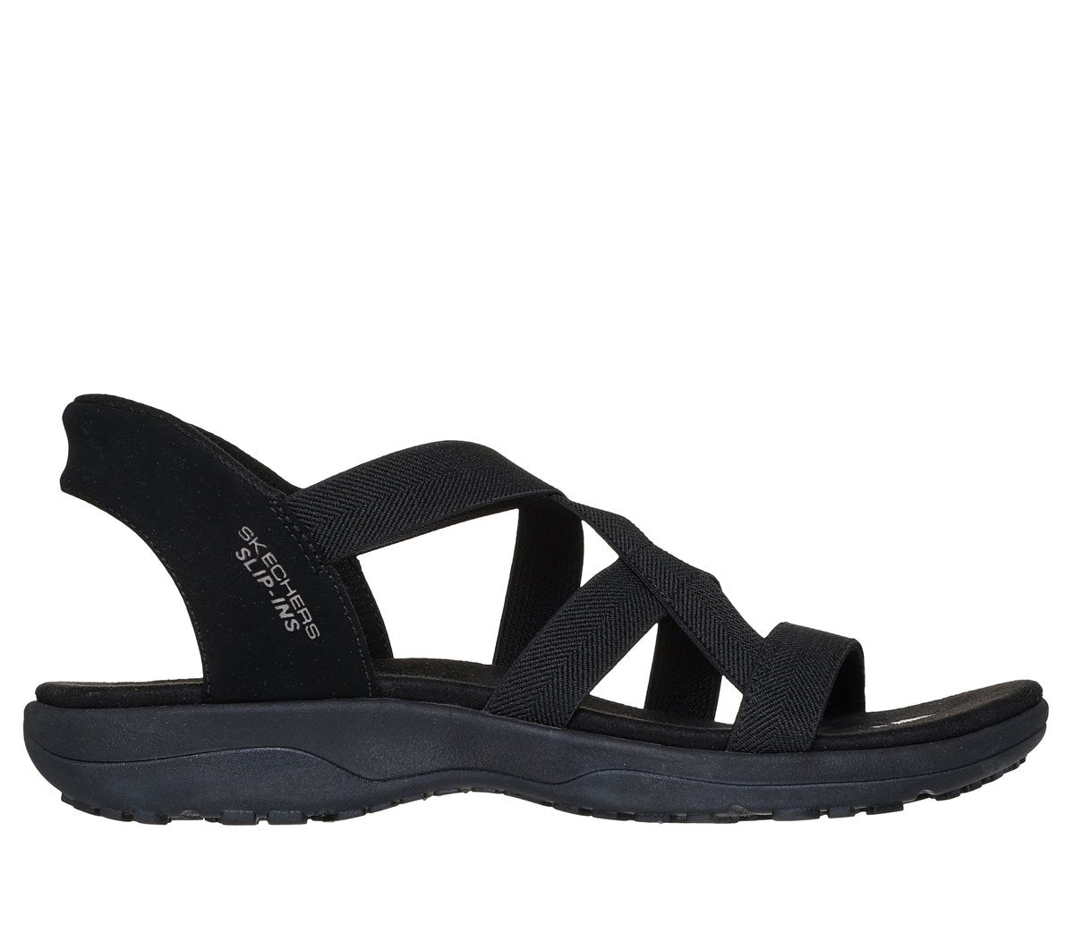 Skechers- Women Slip-ins: Reggae Slim - Stretch Flex