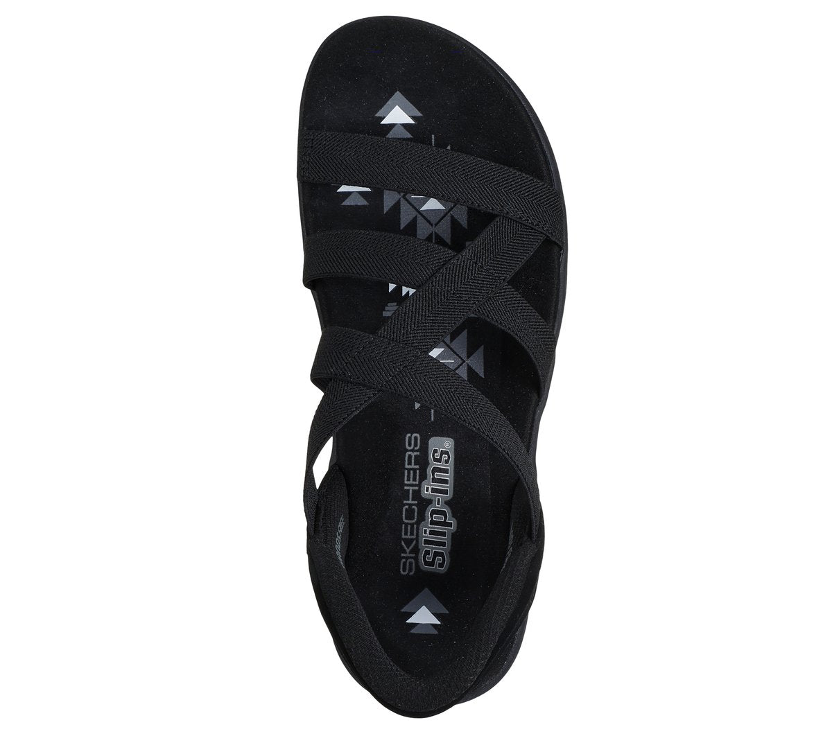 Skechers- Women Slip-ins: Reggae Slim - Stretch Flex