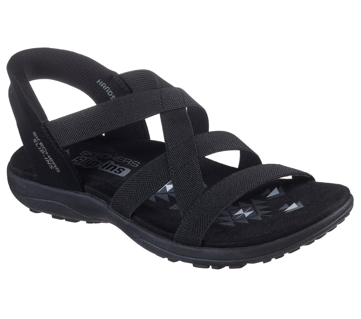 Skechers- Women Slip-ins: Reggae Slim - Stretch Flex