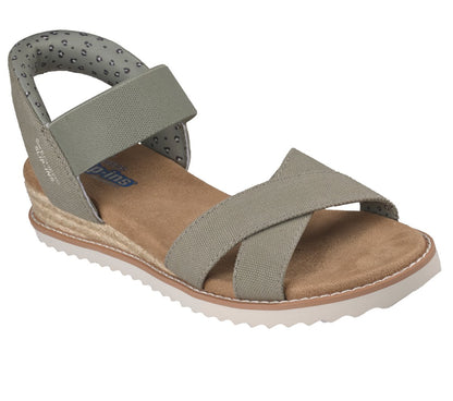 Skechers- Women Slip-ins: BOBS Desert Kiss - Golden Lily