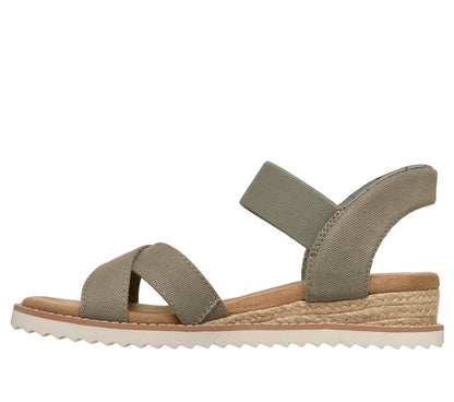 Skechers- Women Slip-ins: BOBS Desert Kiss - Golden Lily