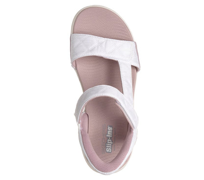 Skechers- Women Slip-ins: GO WALK Glide-Step 2.0 Sandal -Cozy Fit Jada