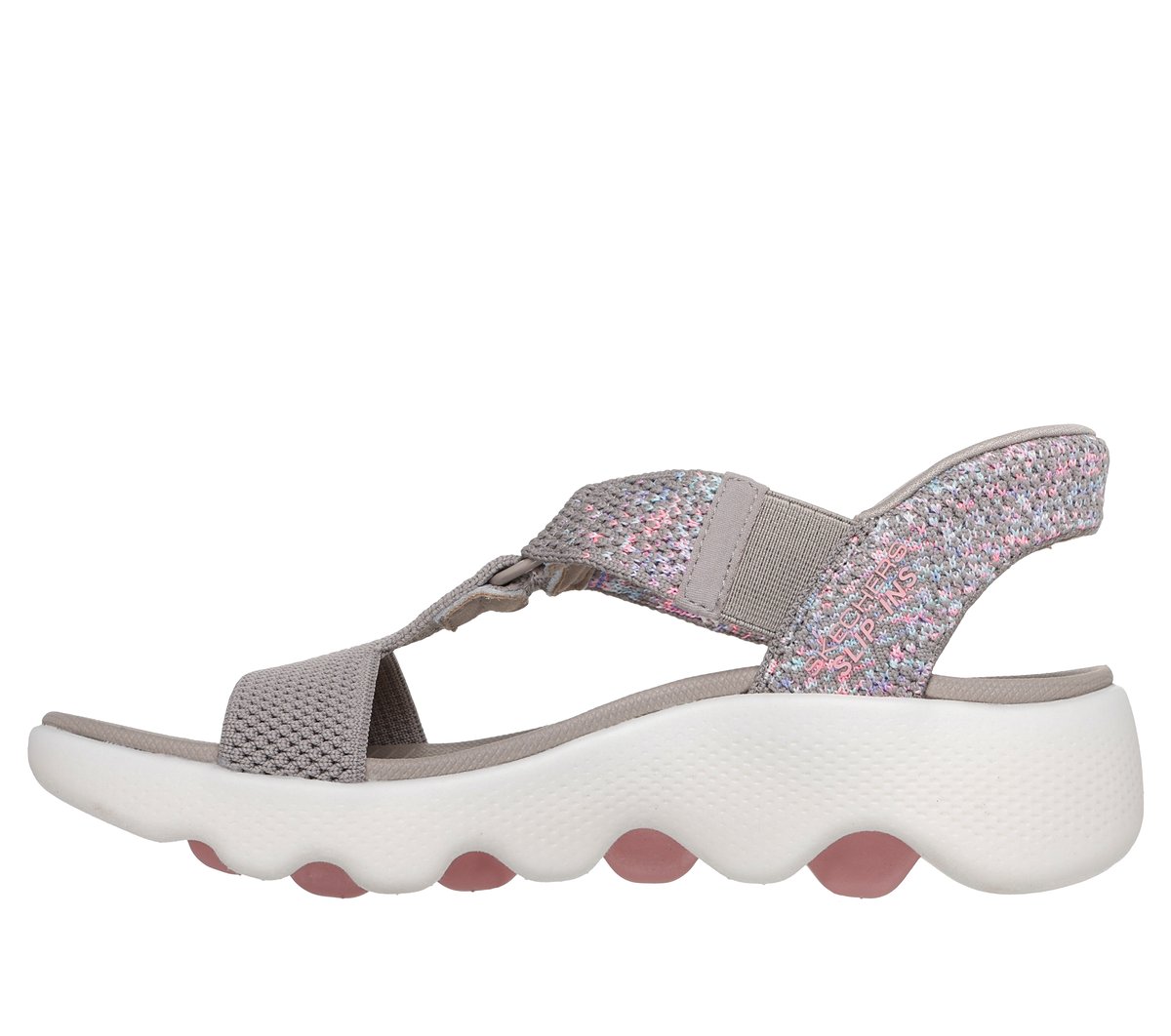 Skechers- Women Slip-ins: GO WALK Massage Fit Sandal - Confetti Sky