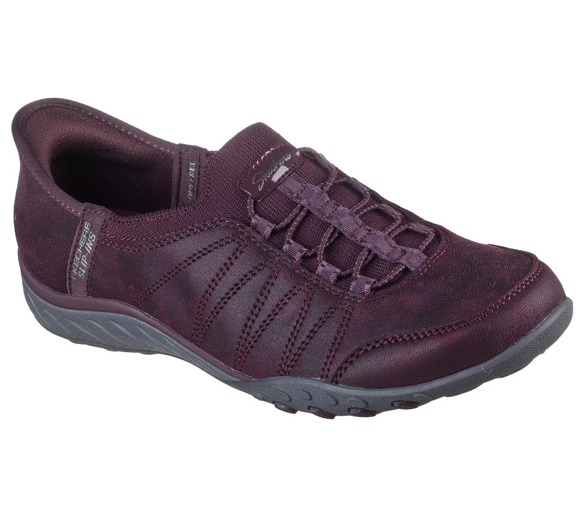 Skechers- Women Slip-ins Relaxed Fit: Breathe-Easy - Home-Body