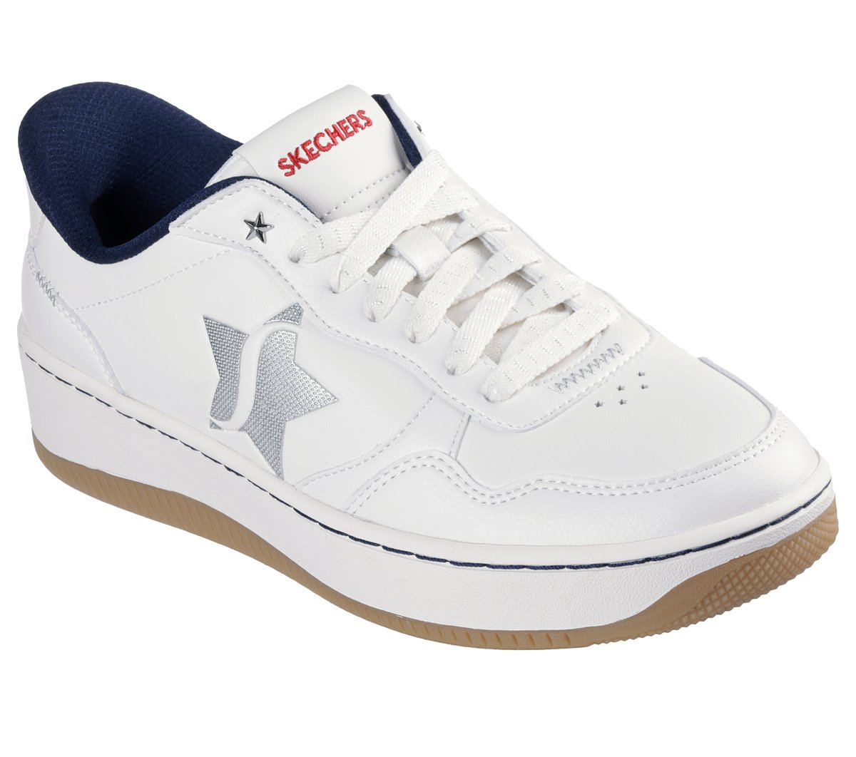 Skechers- Women Slip-ins: Sport Court 2.0 - Studded Star