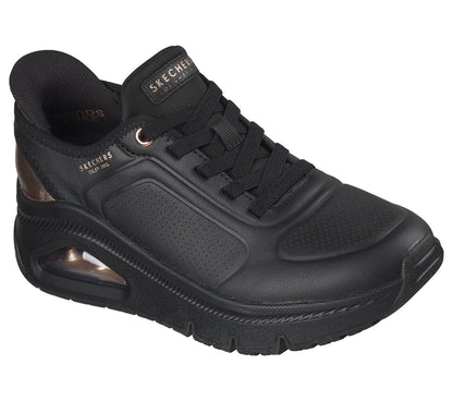 Skechers- Women Slip-ins: Premium Leather UNO Icon - Luxe Air
