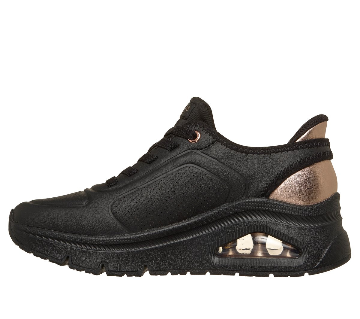 Skechers- Women Slip-ins: Premium Leather UNO Icon - Luxe Air