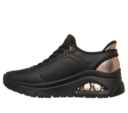 Skechers- Women Slip-ins: Premium Leather UNO Icon - Luxe Air