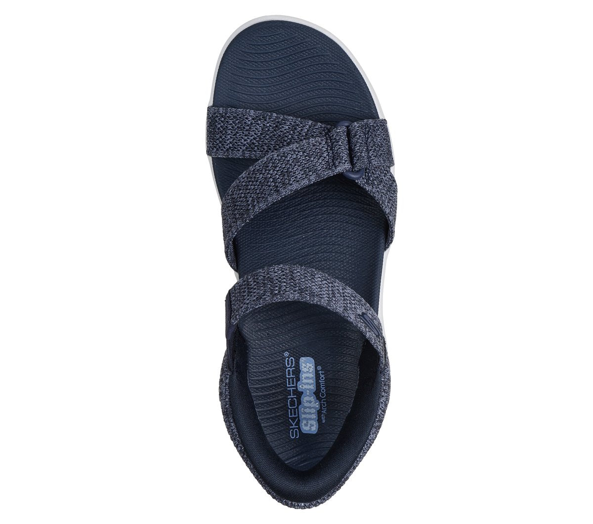 Skechers- Women Slip-ins: GO WALK Massage Fit Sandal - Heather