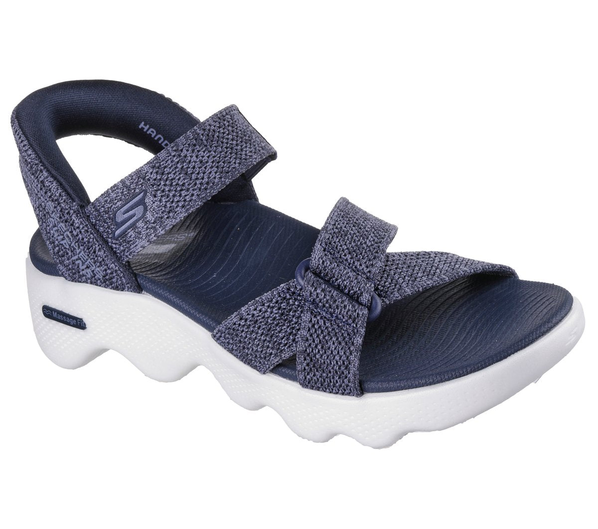 Skechers- Women Slip-ins: GO WALK Massage Fit Sandal - Heather